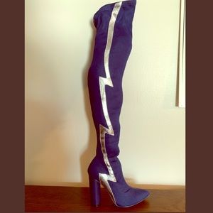 Cape Robbin Denim Thigh High Boots
